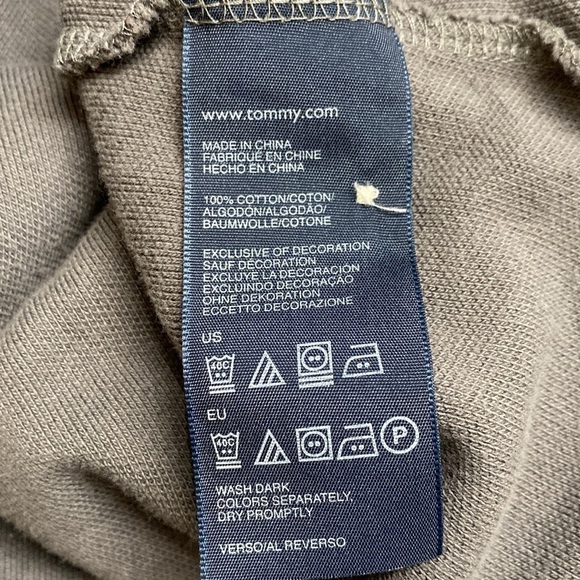 Tommy Hilfiger Men's Gray Cotton Short Sleeve Polo Size XXL - Picture 7 of 11